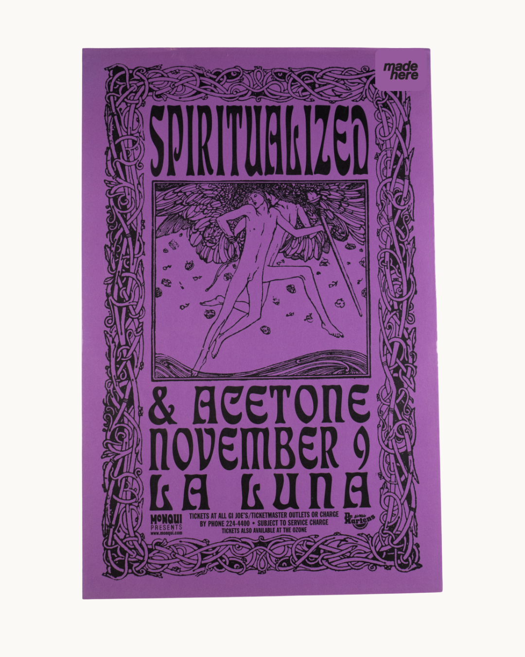 カノエラナポスター Spiritualized at LaLuna Poster by Keeping it Reel – MadeHere