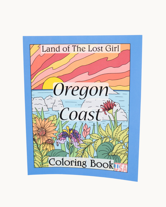 Oregon Coast Coloring Book by Land of the Lost Girl