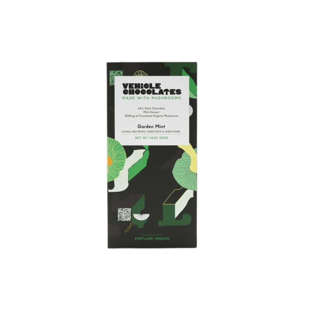 Garden Mint Chocolate Bar by Vehicle Mushrooms – MadeHere