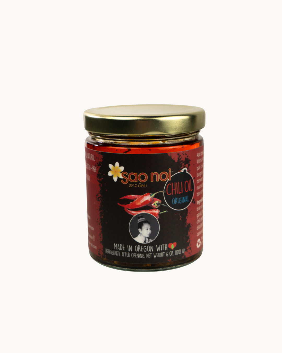 Original Chili Oil 6oz by Sao Noi