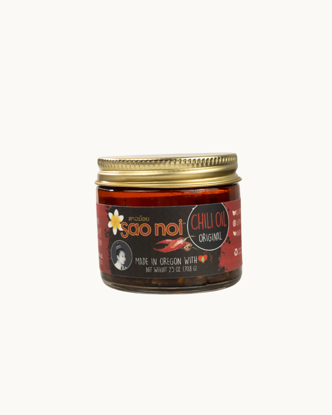 Original Chili Oil 2.5oz by Sao Noi