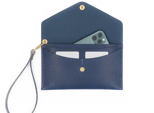 Navy Clutch Wallet by Woolly