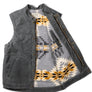 Wax Vest Charcoal Rancho Arroyo Silver Lining by Ginew