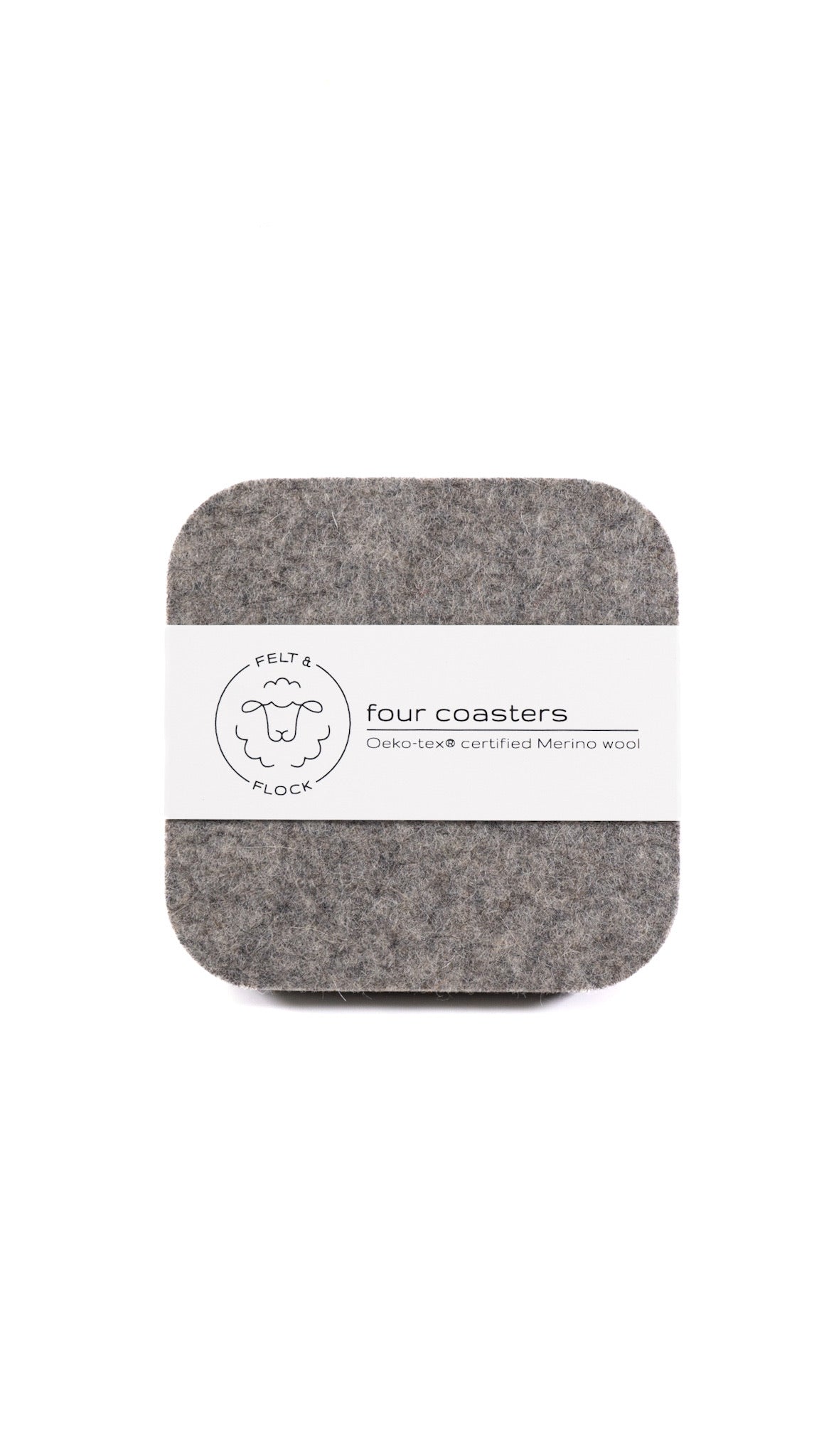 Square Coasters (Set of 4) by Felt & Flock