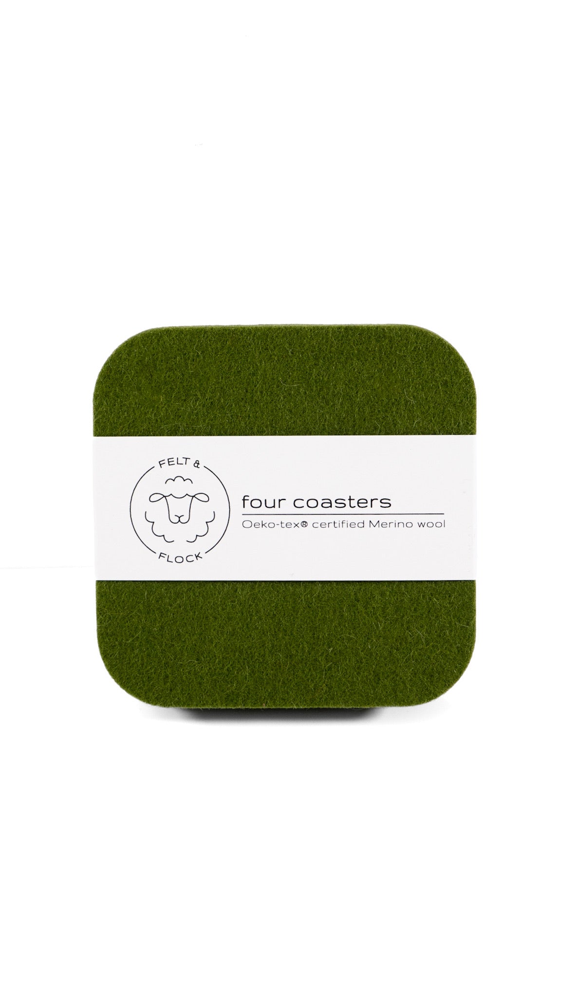 Square Coasters (Set of 4) by Felt & Flock