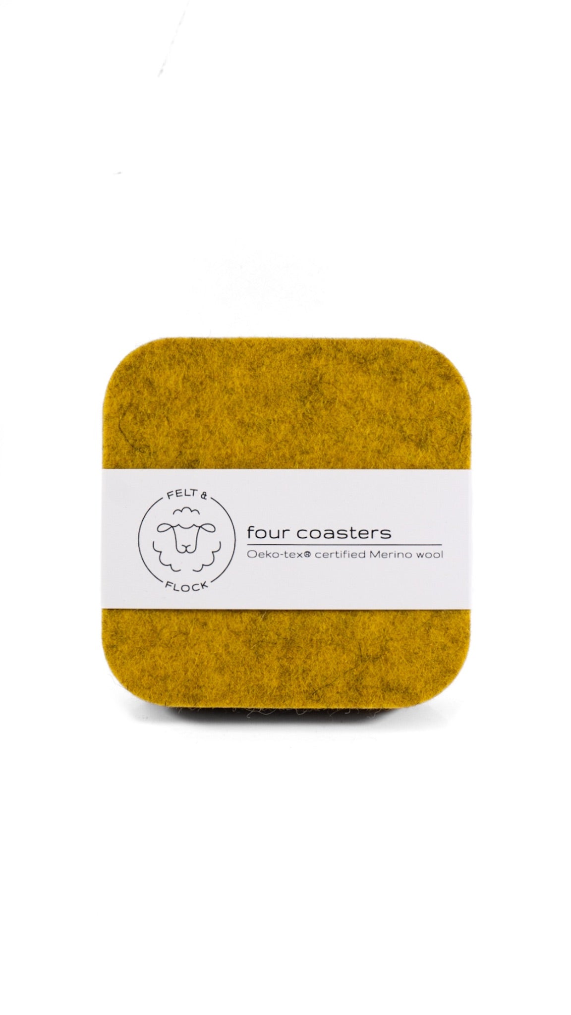 Square Coasters (Set of 4) by Felt & Flock