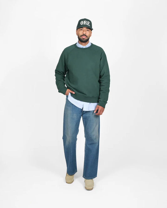 Wool Baseball Hat - ORE Dark Green by Dehen 1920