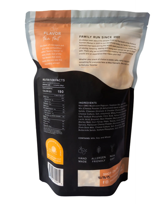 Pub Cheese by Miss Hannah's Gourmet Popcorn