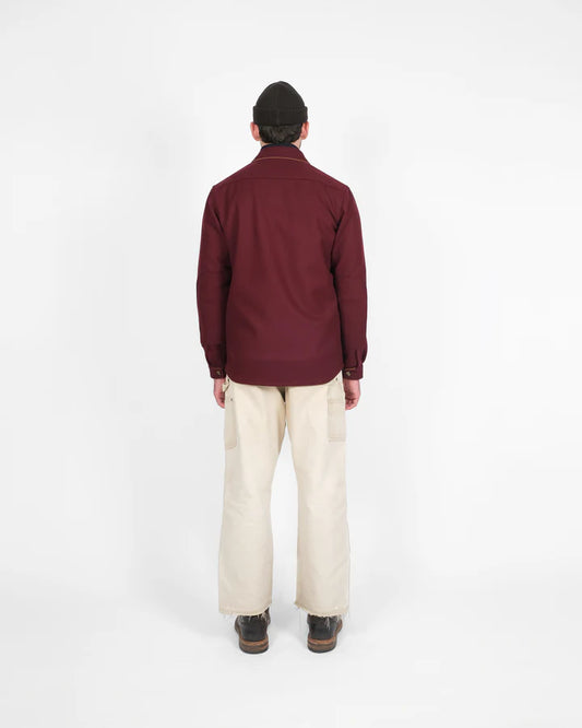 Crissman Overshirt - Burgundy by Dehen 1920