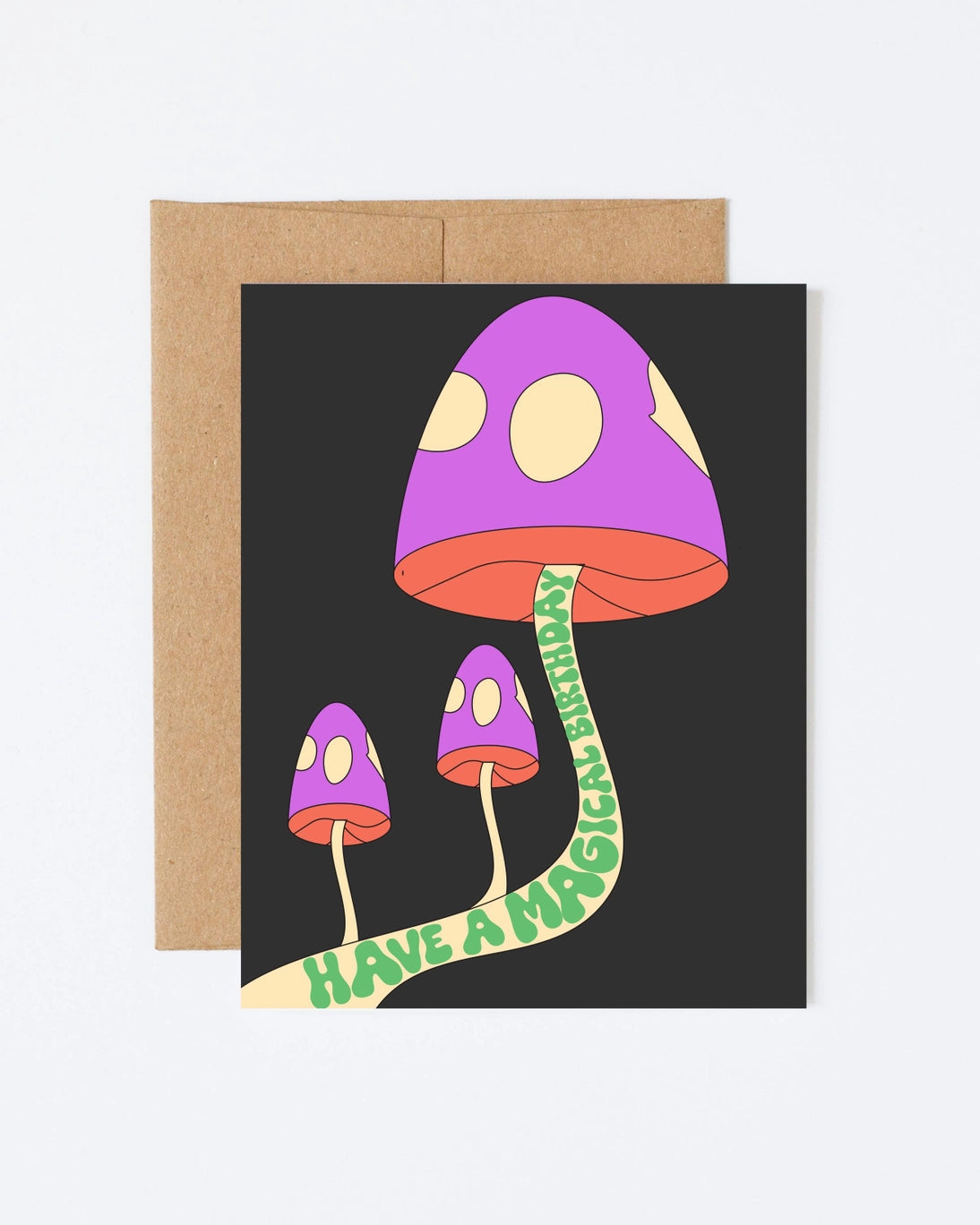 Magical Mushroom Birthday Card by Howdy Partner Paper Goods