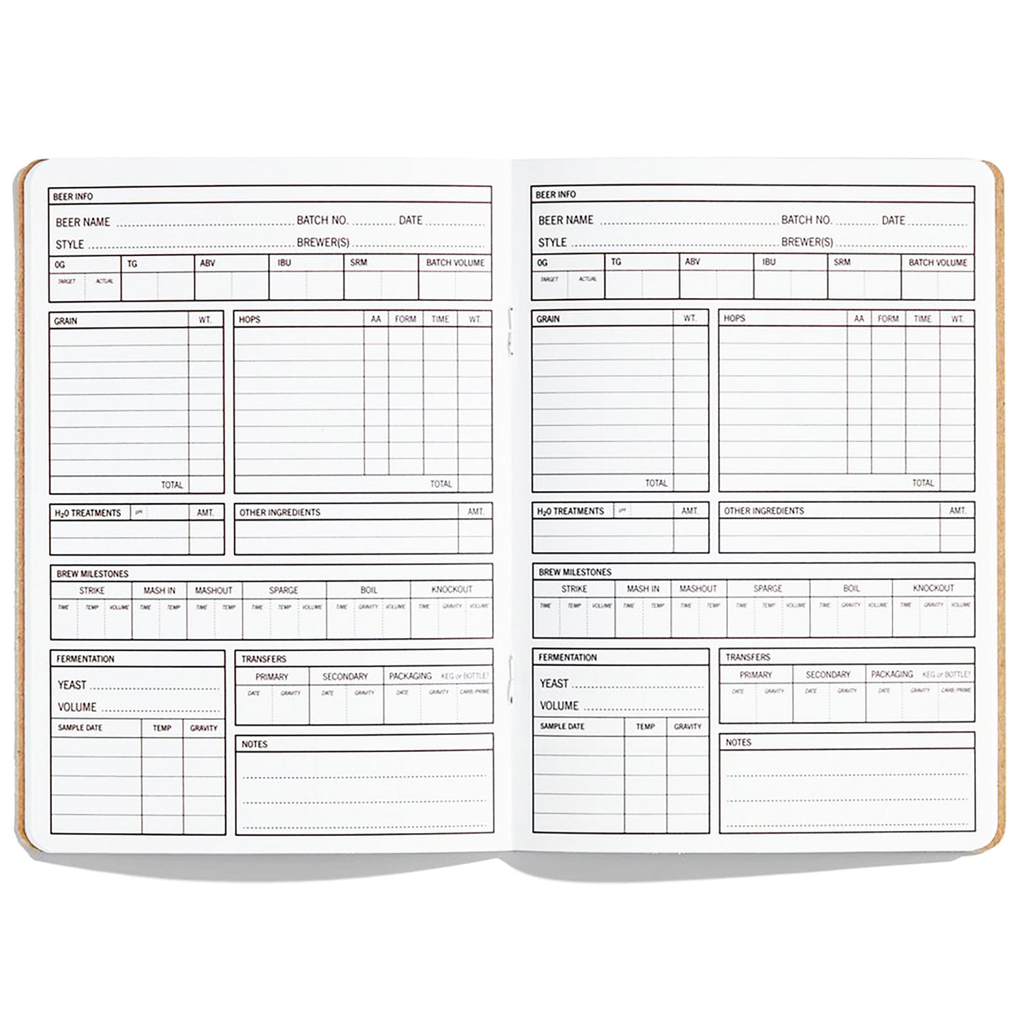 33 Brews: A Homebrewing Log and Brew Journal by 33 Books Co.