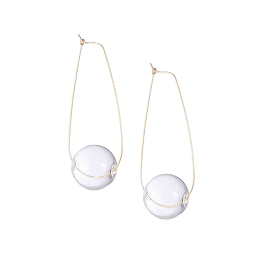 Large Light Being Earrings by AK Studio