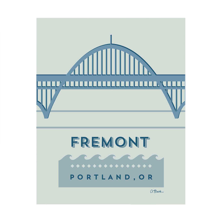 Fremont Bridge Print 8x10 by April Black
