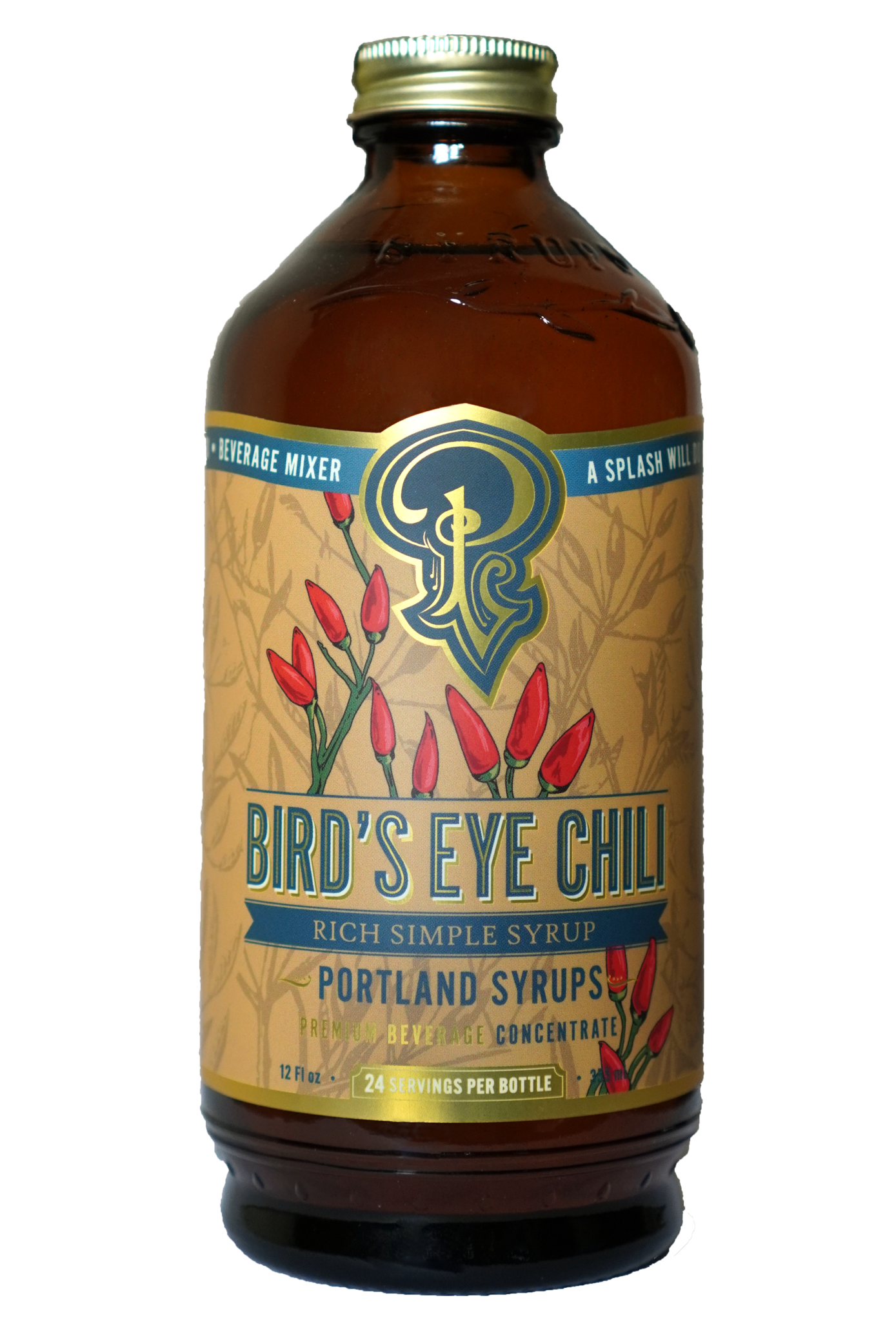 12oz Syrup Bottle by Portland Syrups