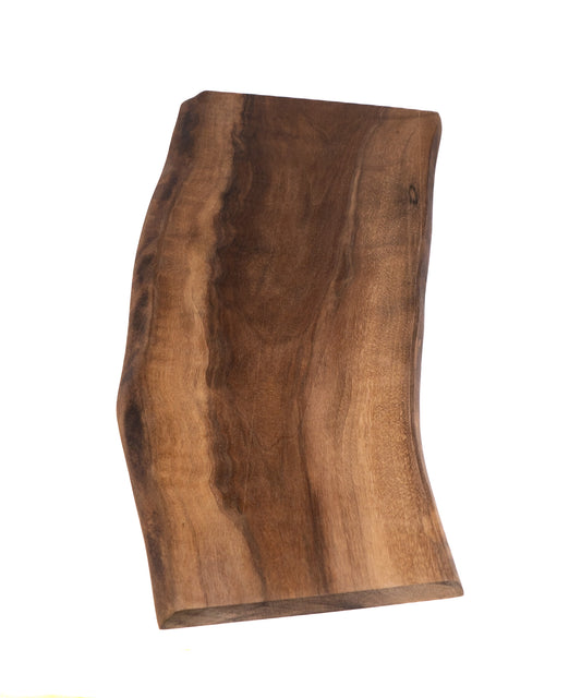 Live Edge Walnut Charcuterie Board 18.5" x 8" (035) by Bearded Ginger Woodworking