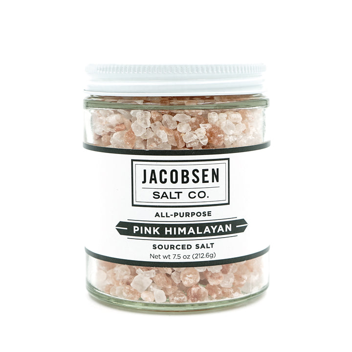 Pink Himalayan Salt Jar by Jacobsen Salt Co.