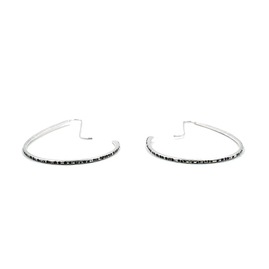Jules Hoops in Sterling Silver by Julie Cooper Designs MEDIUM