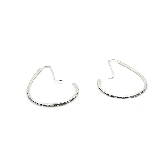 Jules Hoops in Silver by Julie Cooper Designs SM