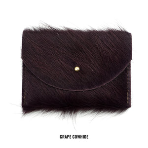 Leather Cardholder by Primecut Grape Cowhide