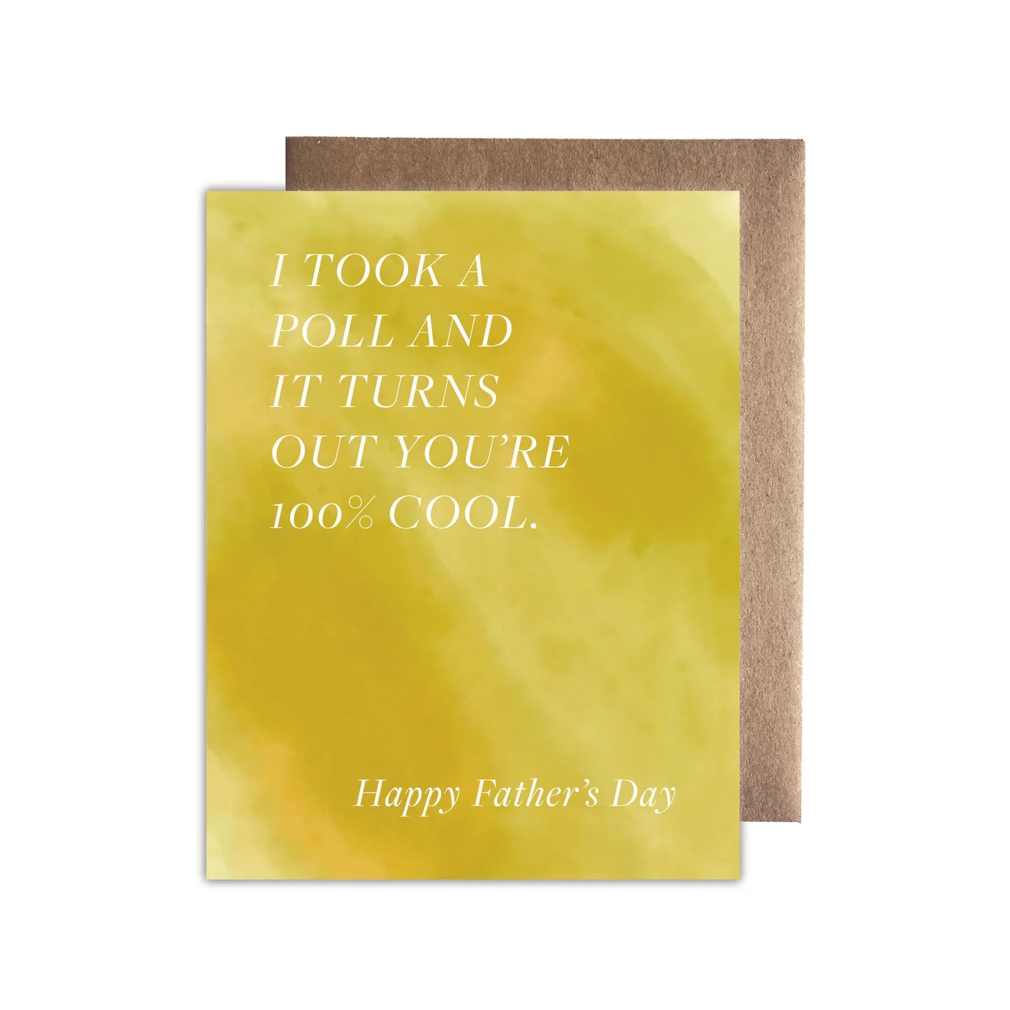 100% Cool Father's Day Card by Maija Rebecca
