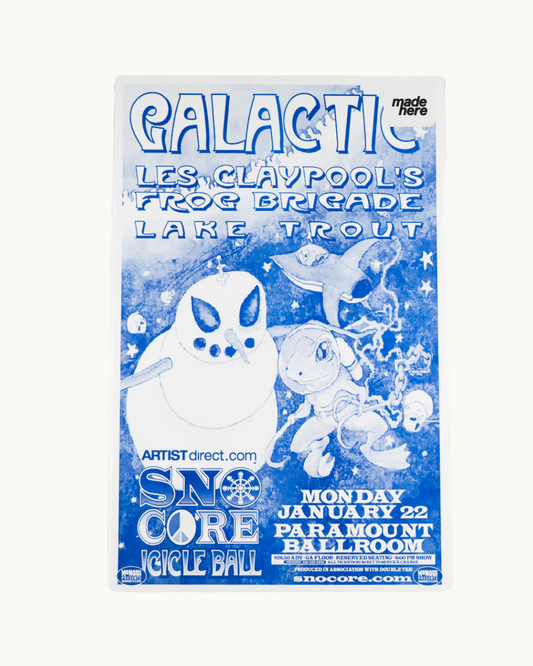 Galactic at Paramount Ballroom Poster by Keeping it Reel