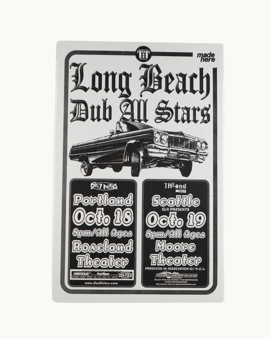 Long Beach Dub All Stars at Roseland Theater & Moore Theatre Poster by Keeping it Reel