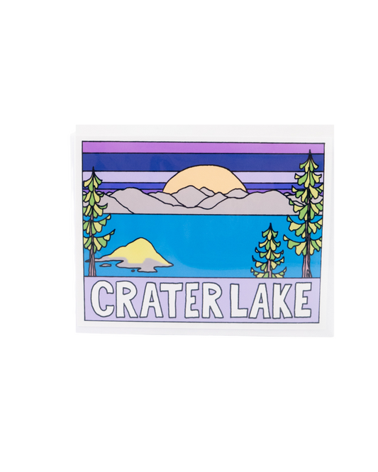 Crater Lake Card by Land of the Lost Girl