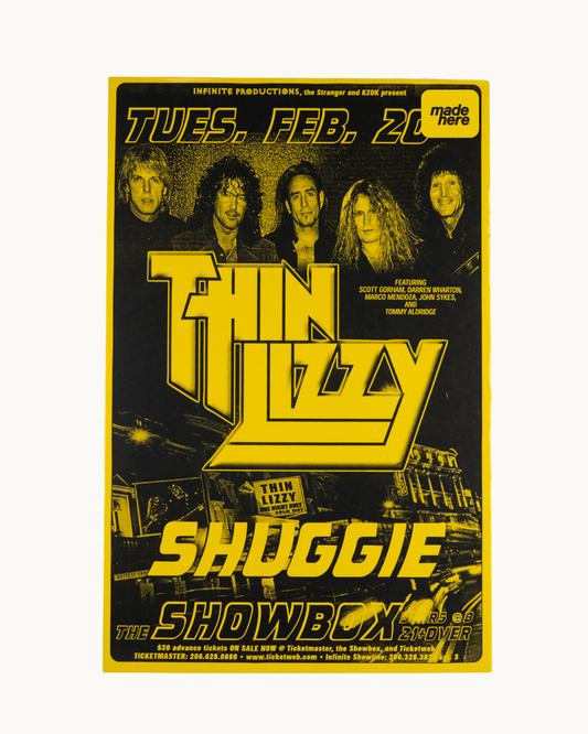 Thin Lizzy at The Showbox Poster by Keeping it Reel