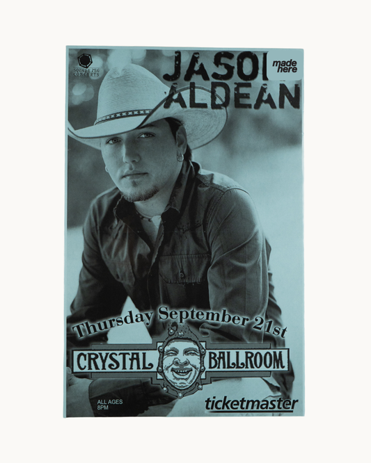 Jason Aldean at Crystal Ballroom Poster by Keeping it Reel