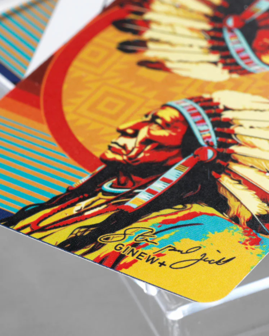 Steven Paul Judd Sitting Bull Playing Cards by Ginew