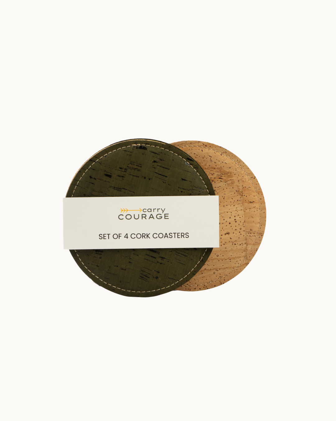 Set of 4 Coasters by Carry Courage