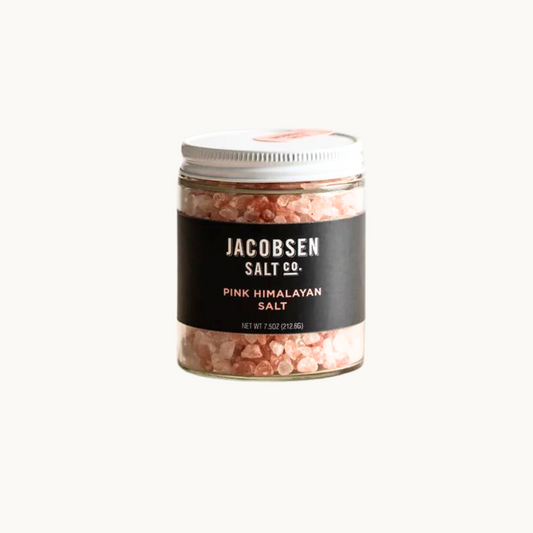 Pink Himalayan Salt Jar by Jacobsen Salt Co.