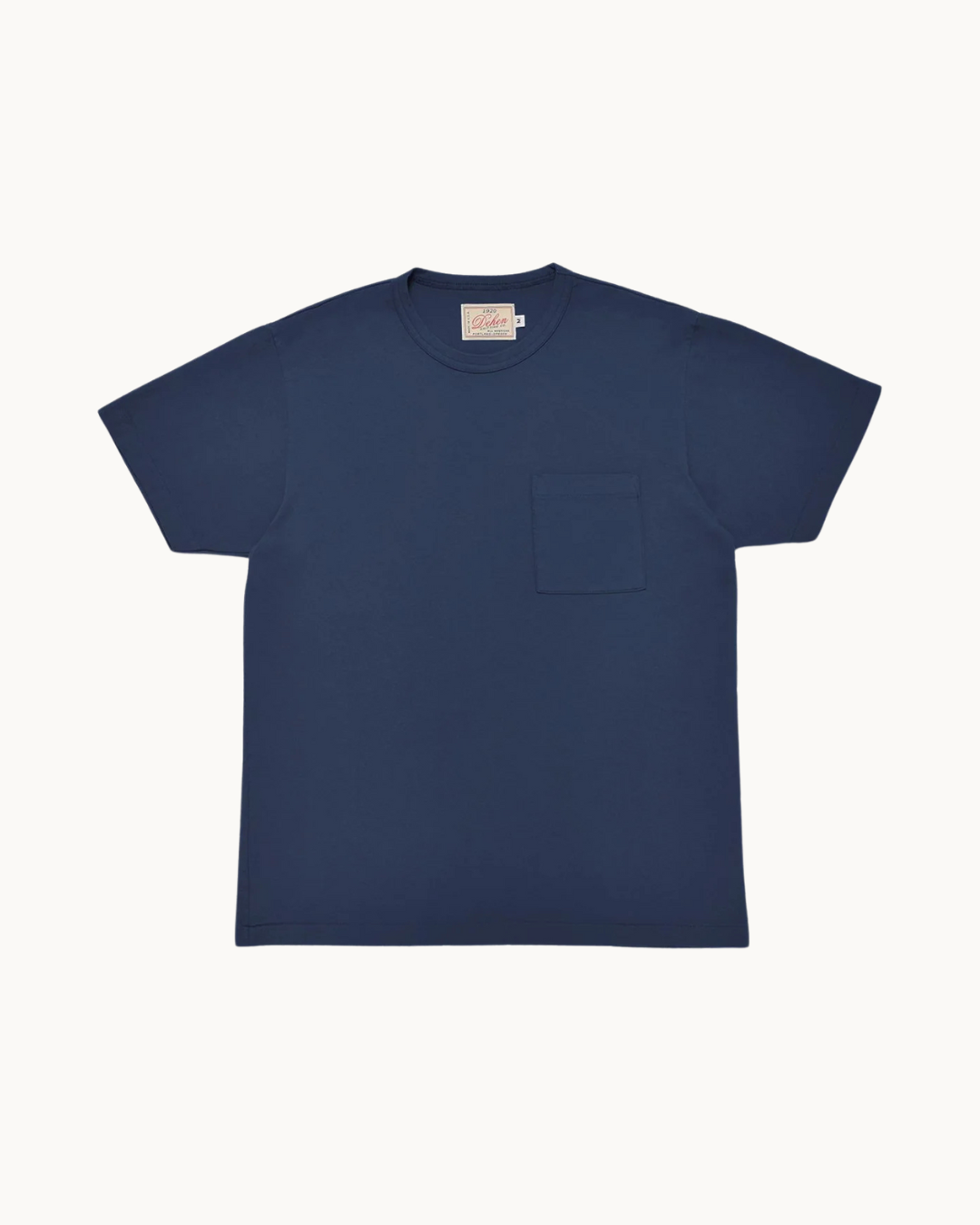 Single Pocket Tee - Navy by Dehen 1920