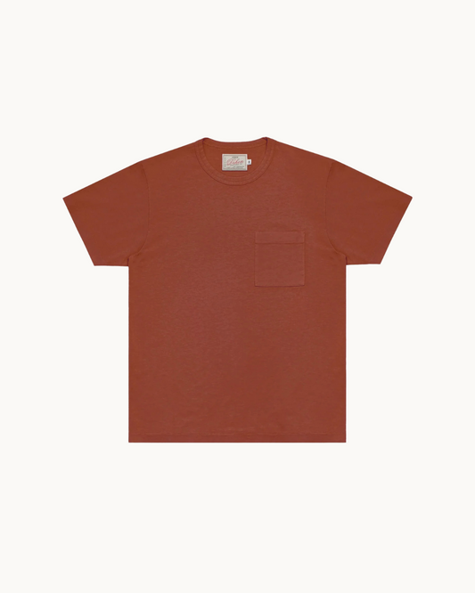 Single Pocket Tee - Burnt Orange by Dehen 1920