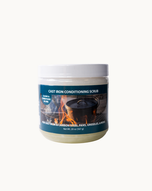 Cast Iron Conditioning Scrub by Trailside Table