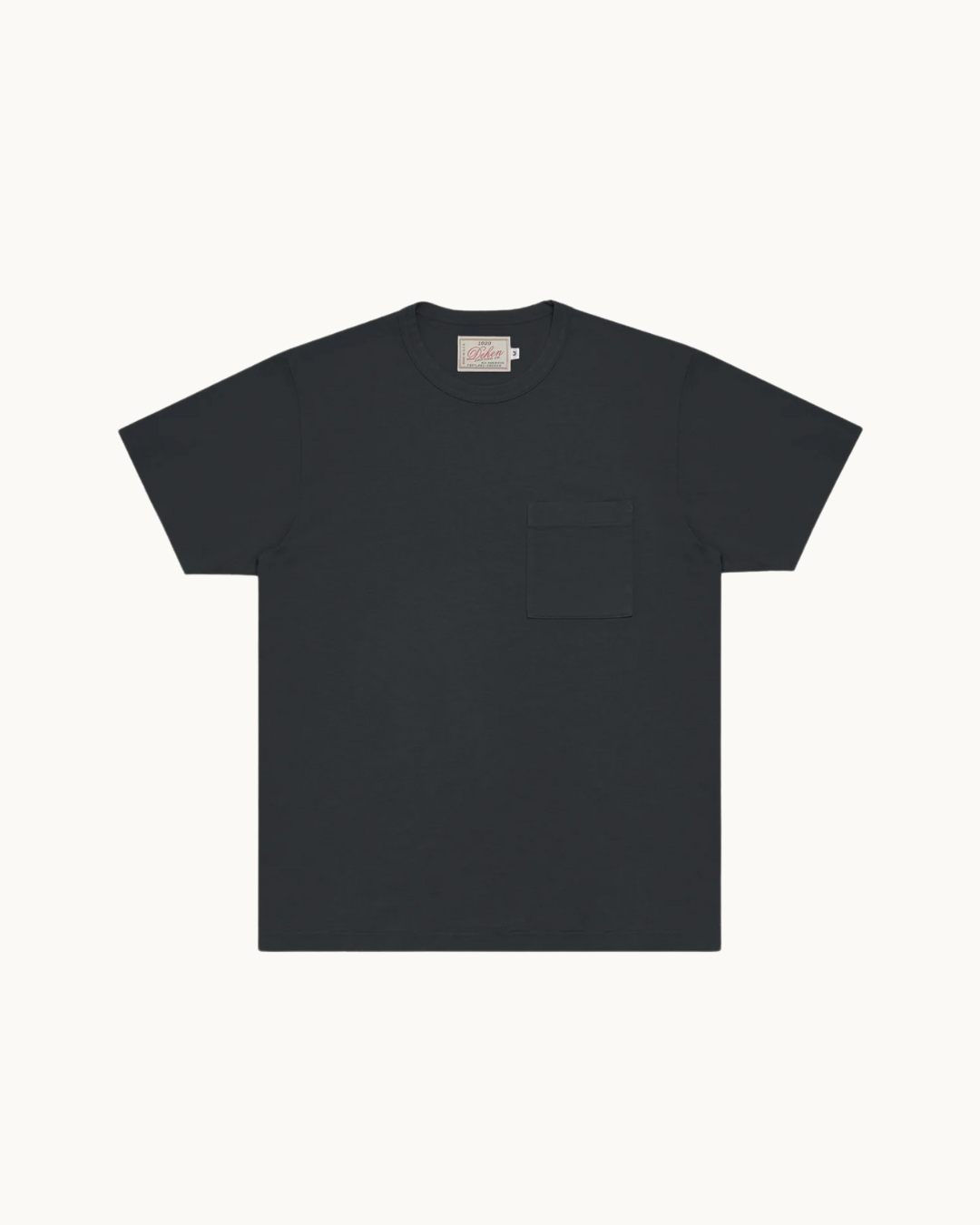 Single Pocket Tee - Dark Charcoal by Dehen 1920