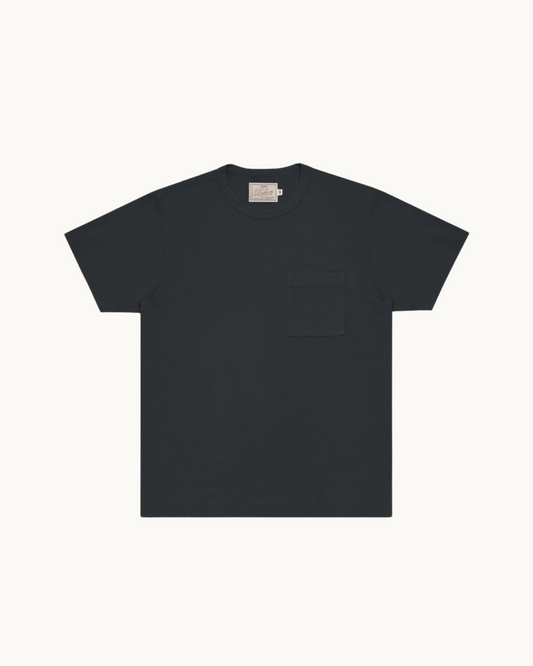 Single Pocket Tee - Dark Charcoal by Dehen 1920