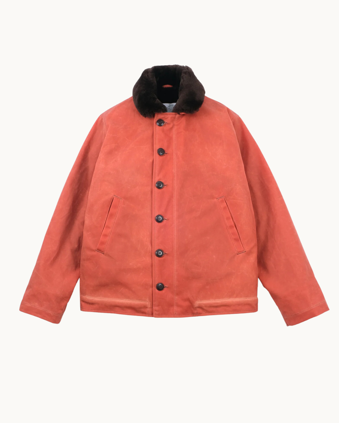 N-1 Deck Jacket Burnt Orange/Chocolate by Dehen 1920