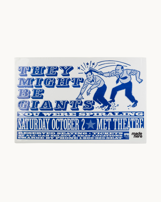 They Might Be Giants at Met Theater Poster by Keeping it Reel