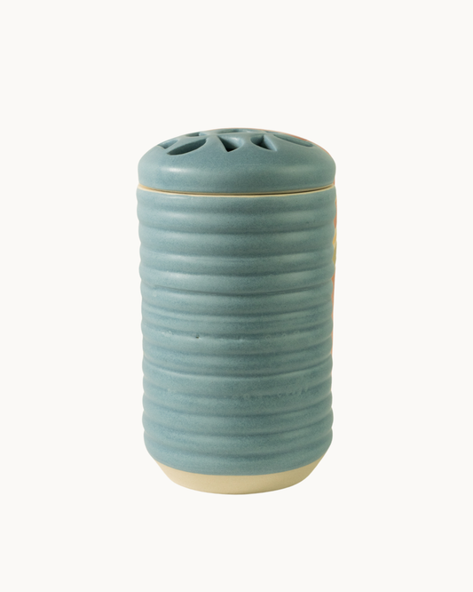 Frog Vase with Lid by Theresa Arrison