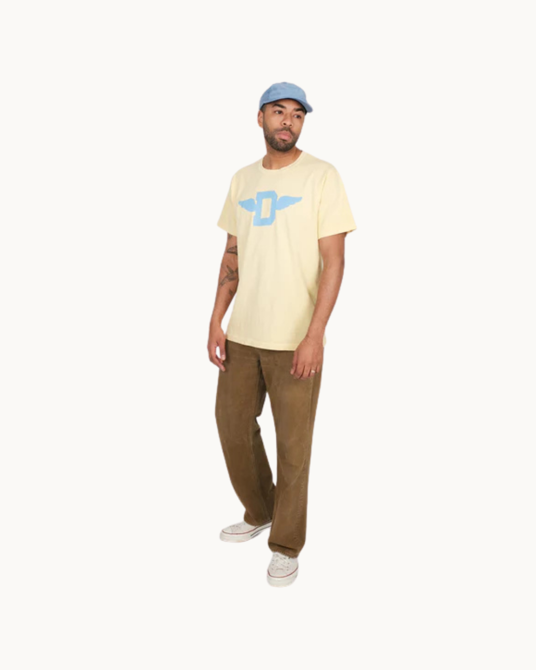 Track Tee - Lemon by Dehen 1920