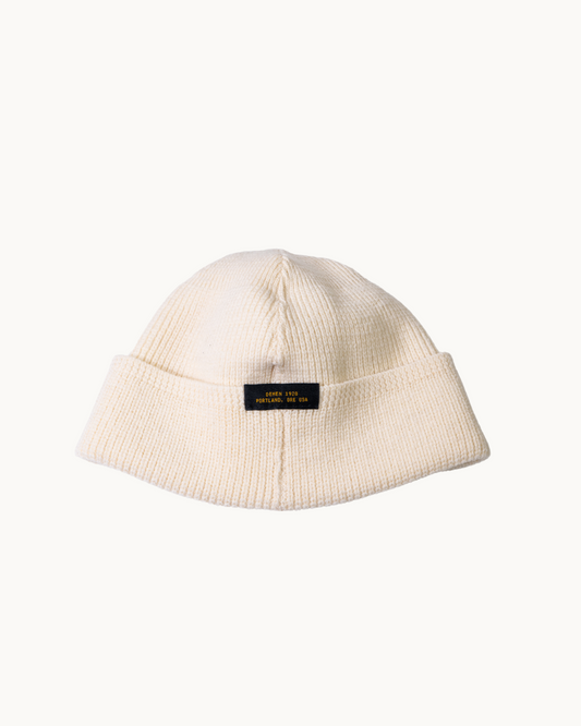 Wool Knit Watch Cap - Natural by Dehen 1920