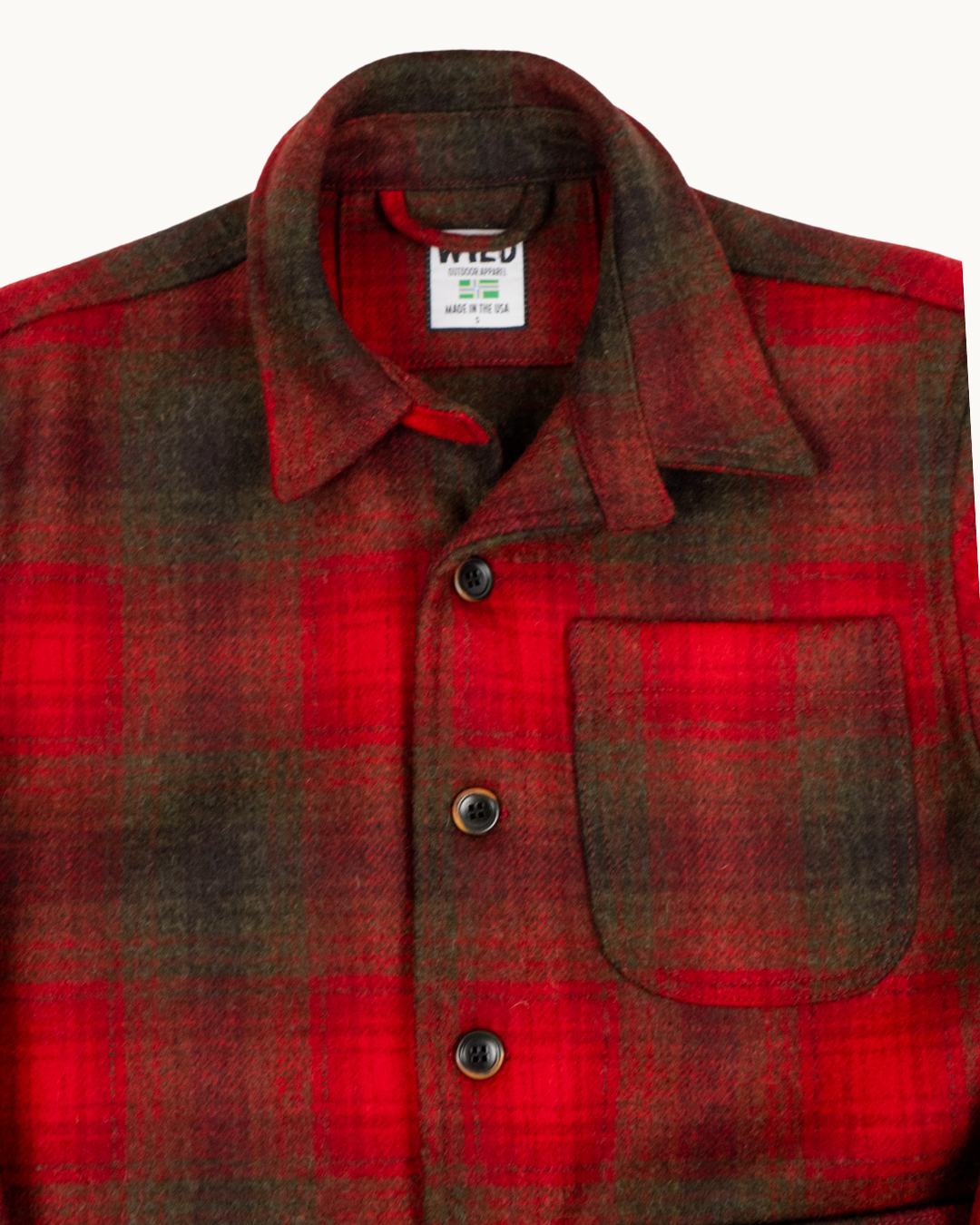 Pendelton Red Wild Wool Chorecoat by WILD