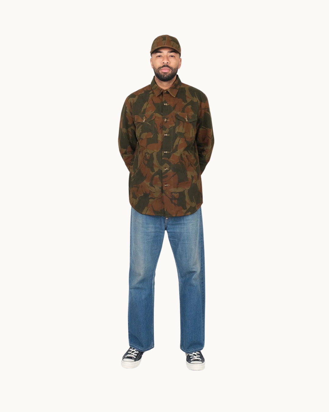Waxed Cotton Crissman - Ginger Camo by Dehen 1920