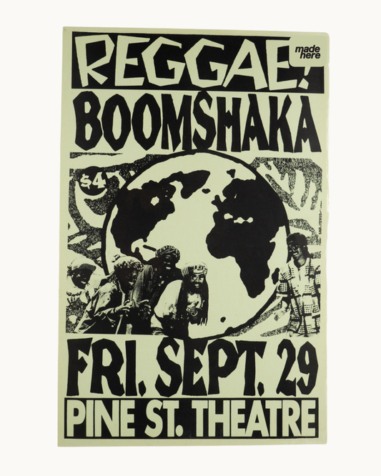 Boomshacka at Pine Street Theatre Poster by Keeping it Reel