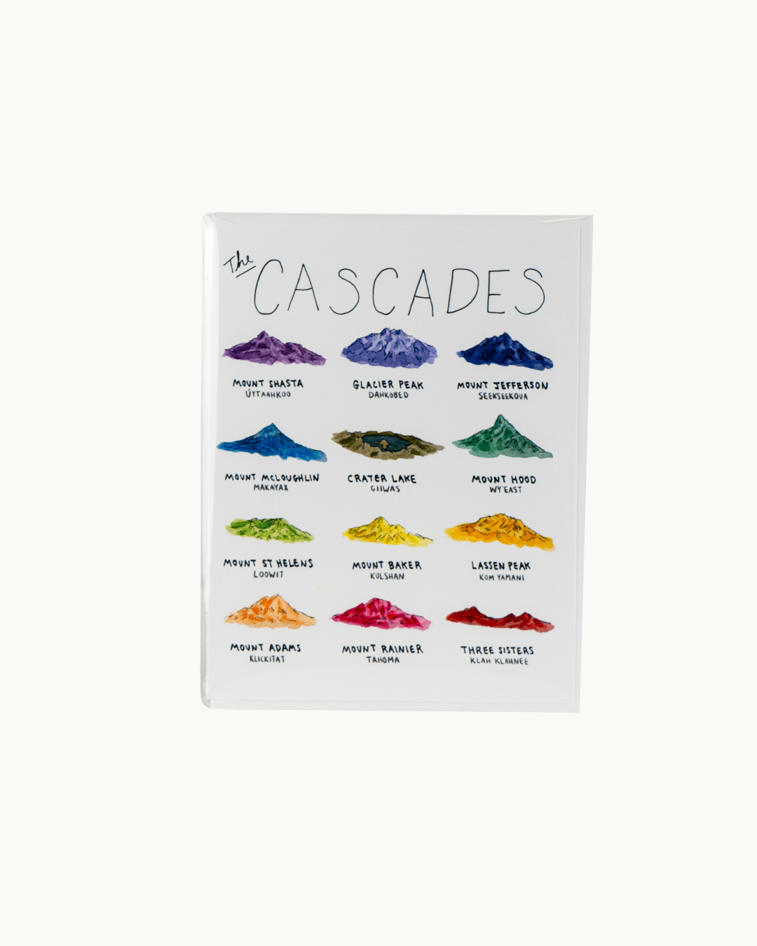 The Cascades Card by Amy Wike Illustration