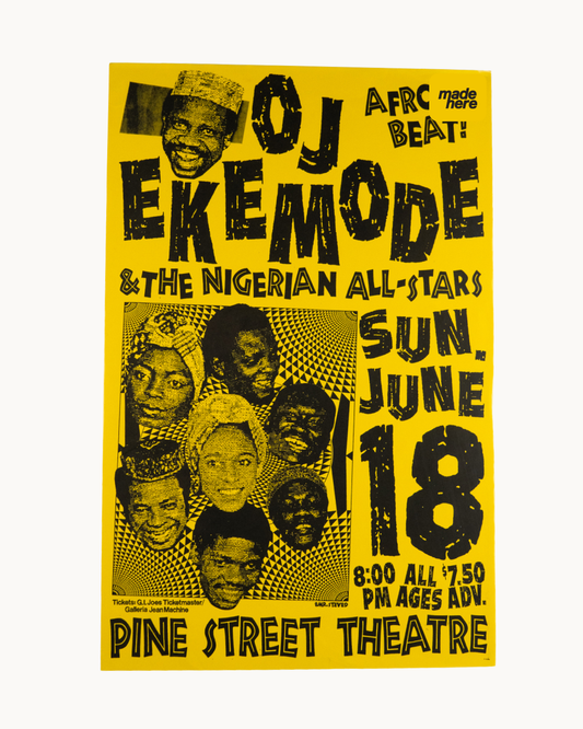 OJ Ekemode at Pine Street Theatre Poster by Keeping it Reel