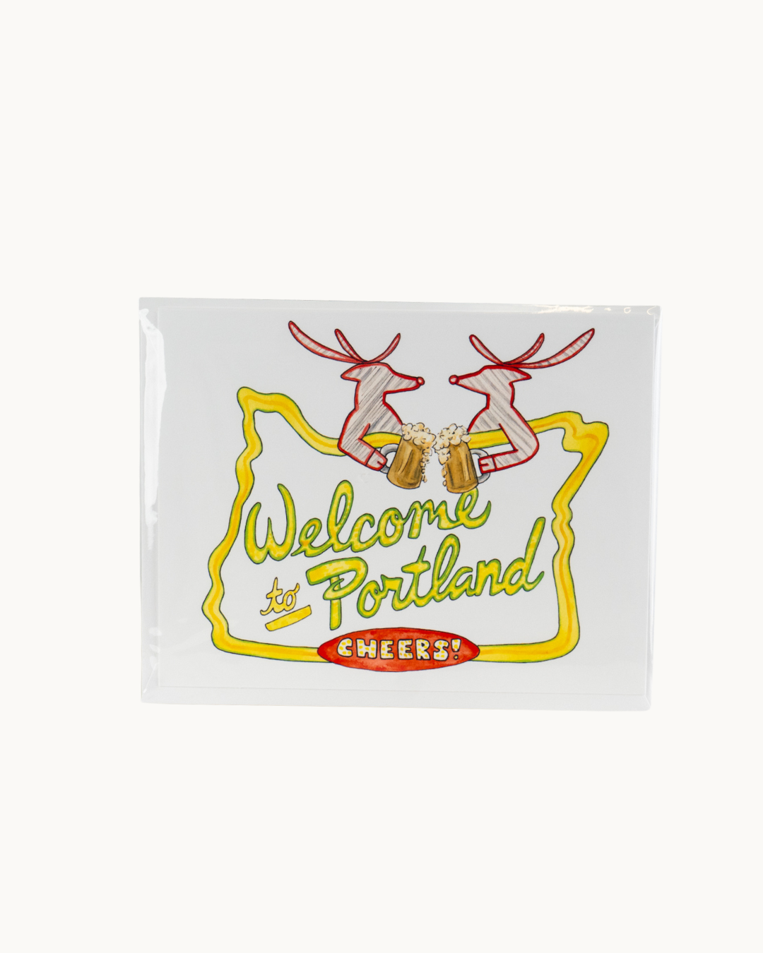 Welcome to Portland Card by Amy Wike Illustration