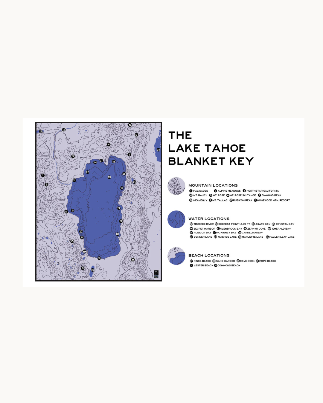 The Lake Tahoe Blanket by North Drinkware