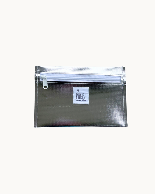 Small Silver Pouch by Finder Goods